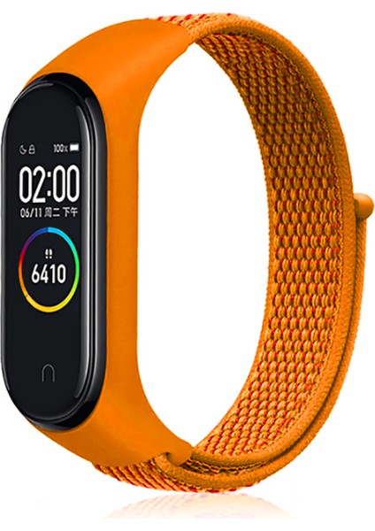 Xiaomi Mi Band 5 Uyumlu Krd-03 Hasır Kordon Zore - NO15