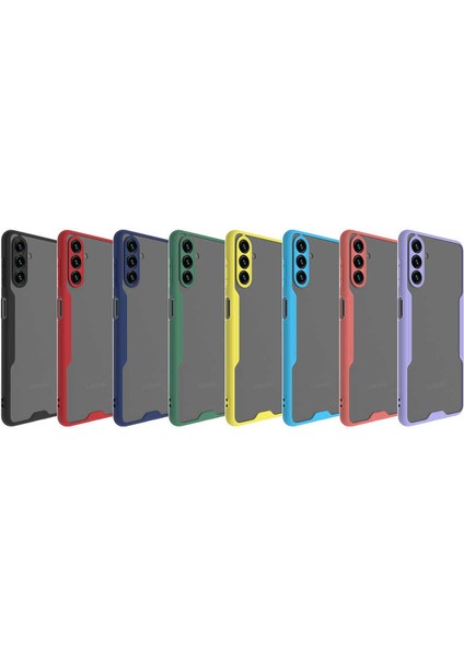 Atlas Galaxy A04S Kılıf Parfe Kapak-Siyah