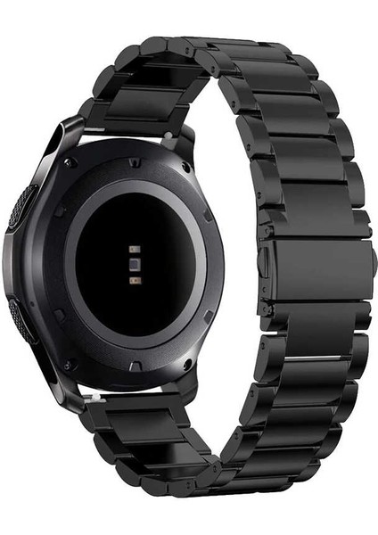 Huawei Watch Gt 3 46MM Uyumlu Krd-04 Metal Kordon Zore - Siyah