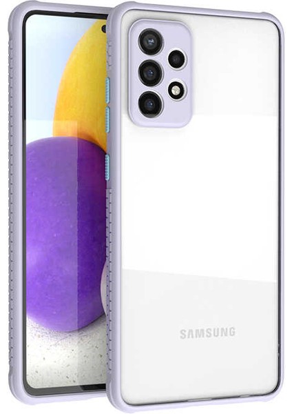 Atlas Galaxy A72 Kılıf ​​Kaff Kapak-Mor