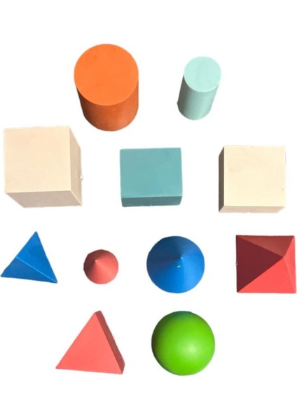 11 Parça Geometrik Şekiller Eğitici Geometrik Şekiller Ilkokul ve Okul Öncesi Eğitici Matematik Seti fırsatları