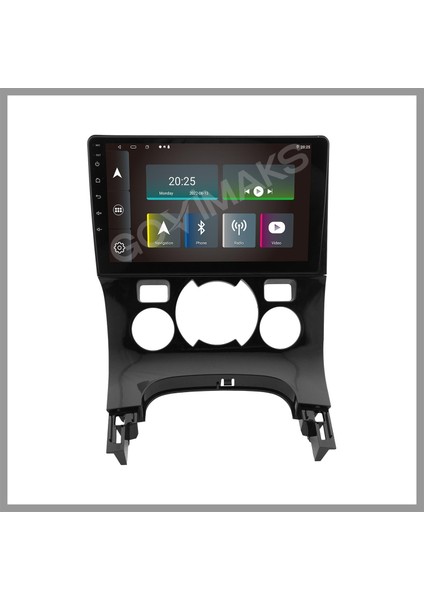 GOVİMAKS PEUGEOT 3008 DIJITAL KLIMA 2009-2016 UYUMLU 2 GB RAM 32 GB HAFIZA ANDROID MULTIMEDIA TEYP