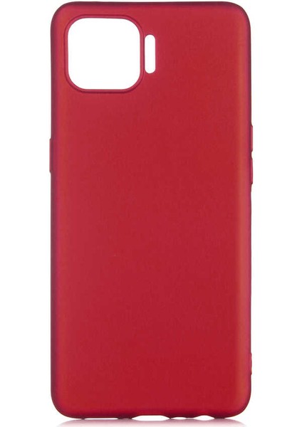 Atlas Oppo Reno 4 Lite Kılıf Premier Silikon Kapak-Mürdüm