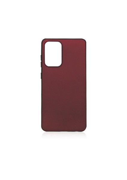 Atlas Galaxy A72 Kılıf Premier Silikon Kapak-Mürdüm