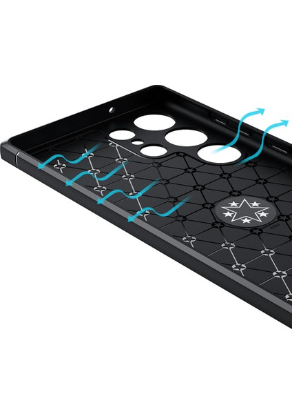 Atlas Galaxy S23 Ultra Kılıf Ravel Silikon Kapak-Mavi fırsatları