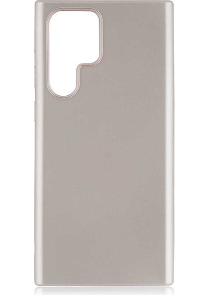Galaxy S22 Ultra Kılıf Zore Premier Silikon Kapak-Gold