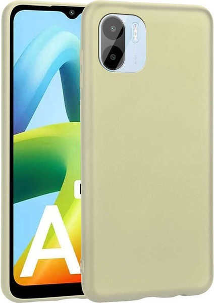 Atlas Xiaomi Redmi A1 Kılıf Premier Silikon Kapak-Gold