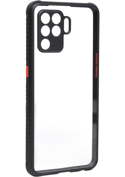 Atlas Oppo Reno 5 Lite Kılıf ​​Kaff Kapak-Siyah