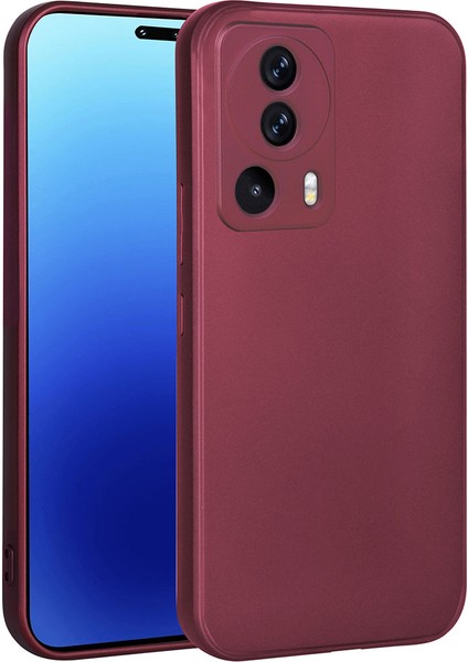 Atlas Xiaomi Mi 13 Lite Kılıf Premier Silikon Kapak-Mürdüm