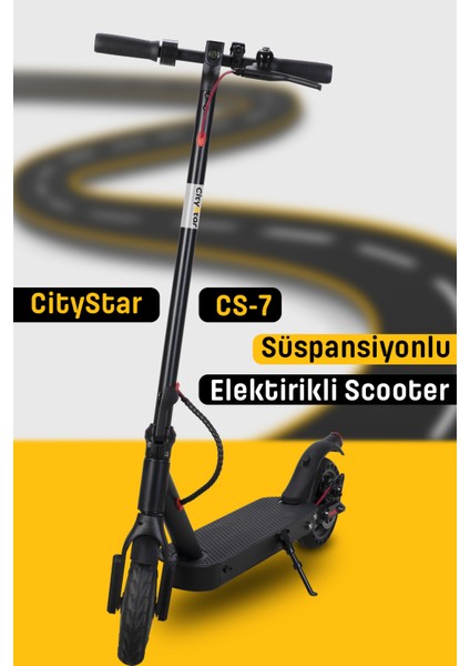 star Süspansiyonlu Güçlü Motor Elektrikli Scooter