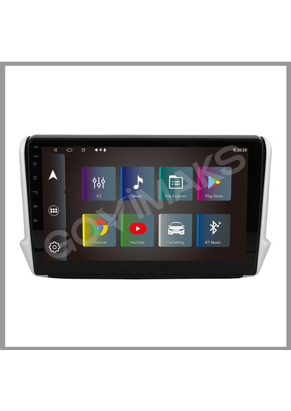 GOVİMAKS PEUGEOT 2008 2013-2019 UYUMLU 6 GB RAM 128 GB HAFIZA ANDROID MULTIMEDIA TEYP