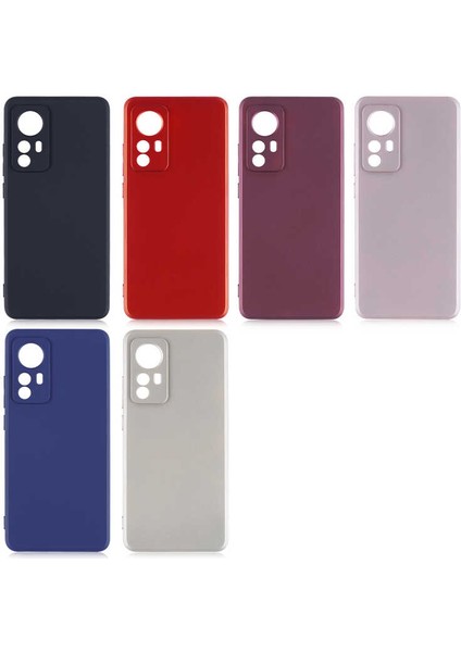 Atlas Xiaomi Mi 12 Kılıf Premier Silikon Kapak-Mürdüm modelleri
