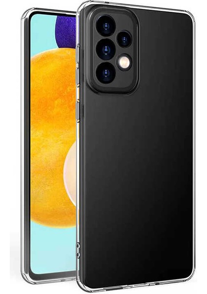 Galaxy A73 Kılıf Zore Kamera Korumalı Süper Silikon Kapak-Renksiz