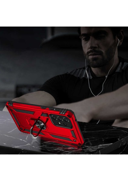 Atlas Galaxy A73 Kılıf Vega Kapak-Kırmızı modelleri