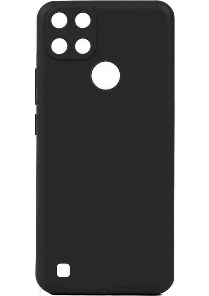 Atlas Realme C21Y Kılıf Biye Silikon-Siyah