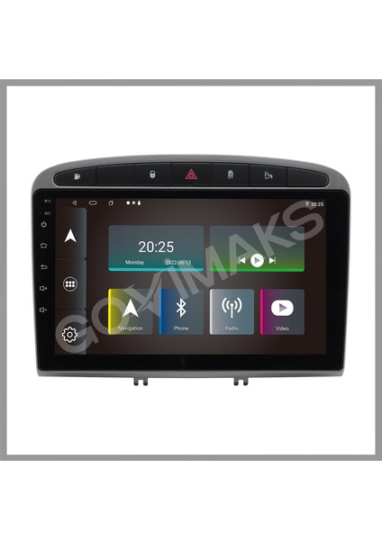 GOVİMAKS PEUGEOT 308 RCZ 2008-2013 UYUMLU 2 GB RAM 32 GB HAFIZA ANDROID MULTIMEDIA