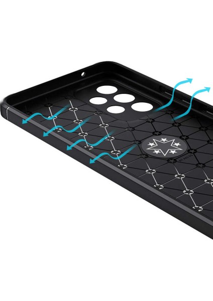 Atlas Galaxy A73 Kılıf Ravel Silikon Kapak-Mavi