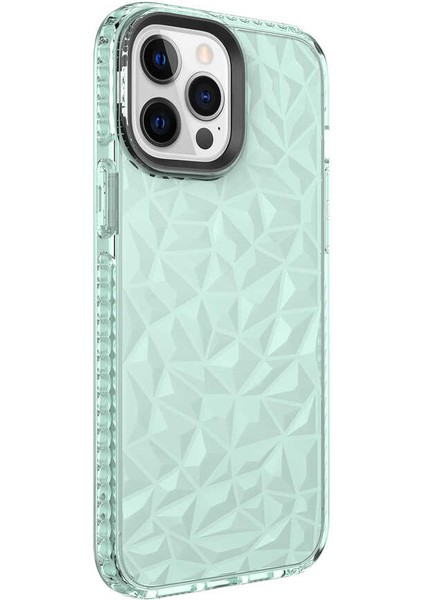 Atlas iPhone 13 Pro Max Uyumlu Buzz Kapak-Yeşil