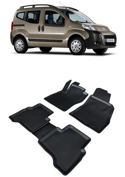 Citroen Nemo 2007 ve Sonrası 3D Havuzlu Araca Özel Paspas Takımı