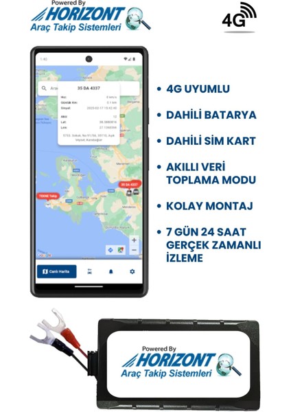4g Horizont Araç Takip Sistemleri ve Multitracker Gps Takip Cihazı