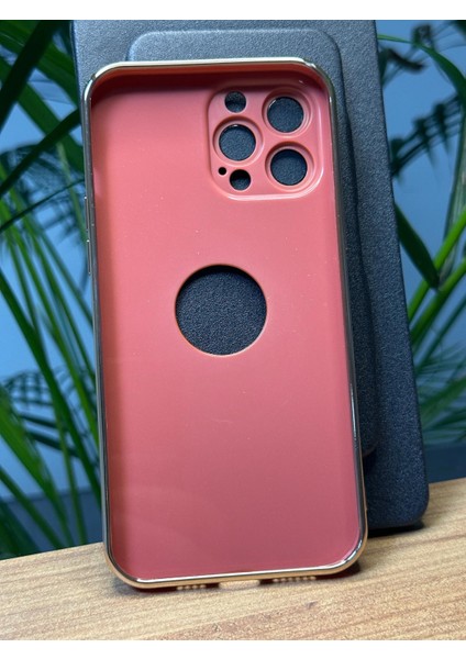 Apple iPhone 11 Kamera Cam Lensli Parlak Renk Logo Etrafı Metal Görünüm Gennprestıge Kılıf