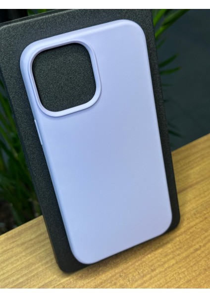 Apple iPhone 13 Pro Max Darbe Emici A+ Ultra Dış Kauçuk Silikon Silinebilir Iç Özel Kadife Lansman Gennvelvet Kılıf