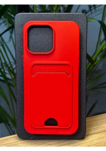 Apple iPhone 14 Pro Darbe Emici Silikon Yapı Deri Görünüm Kamera Çerçeve Koruyuculu Kartlıklı Gennwallet Kılıf