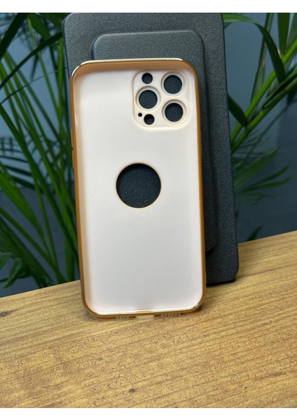 Apple iPhone 11 Kamera Cam Lensli Parlak Renk Logo Etrafı Metal Görünüm Gennprestıge Kılıf