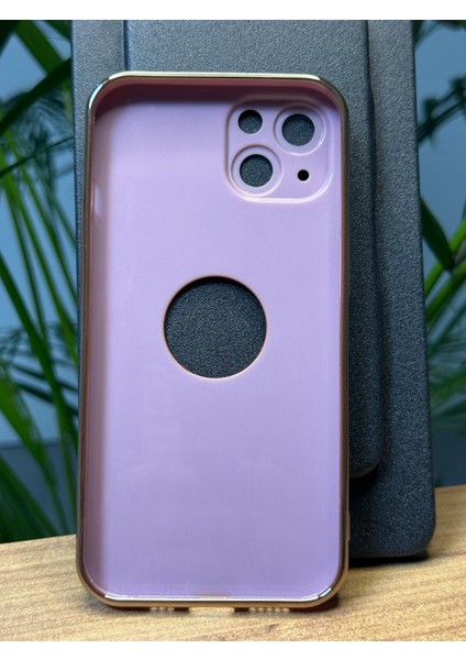 Apple iPhone 14 Plus Kamera Cam Lensli Parlak Renk Logo Etrafı Metal Görünüm Gennprestıge Kılıf fiyatları