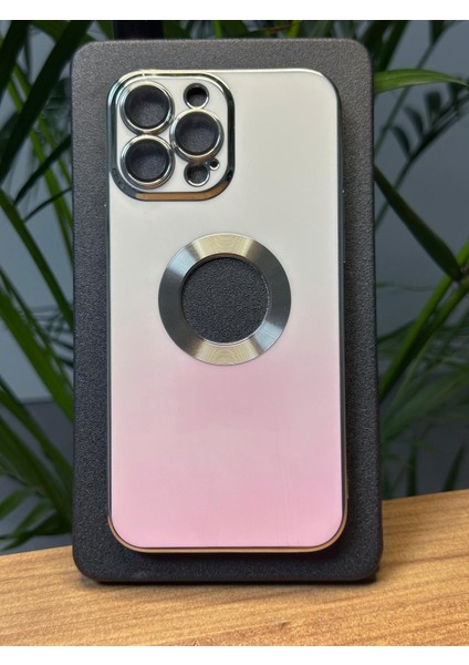 Apple iPhone 14 Pro Max Çift Şık Renk Ince Silikon Kaplama Premium Kılıf Gennduo