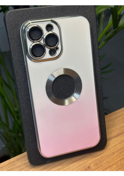 Apple iPhone 14 Pro Max Çift Şık Renk Ince Silikon Kaplama Premium Kılıf Gennduo