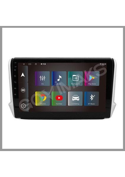 GOVİMAKS PEUGEOT 208 2012-2020 UYUMLU 6 GB RAM 128 GB HAFIZA ANDROİD MULTİMEDİA TEYP
