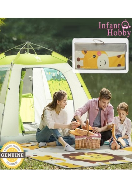 Infant Hobby Dream İt Katlanabilir Çift Taraflı Oyun Matı Oyun Halısı180X160X1 CM