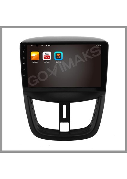 GOVİMAKS PEUGEOT 207 2006-2012 UYUMLU 6 GB RAM 128 GB HAFIZA ANDROİD MULTİMEDİA TEYP