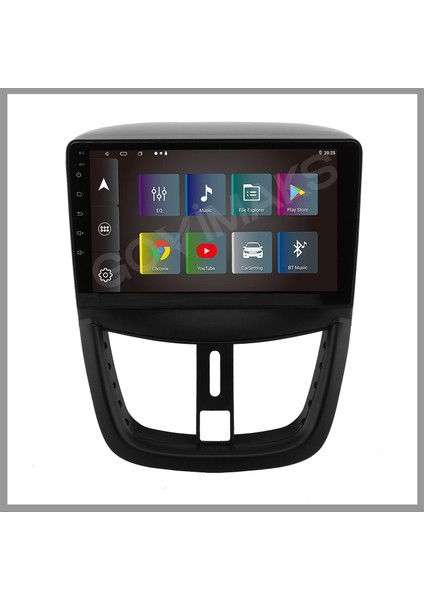 GOVİMAKS PEUGEOT 207 2006-2012 UYUMLU 8 GB RAM 128 GB HAFIZA ANDROİD MULTİMEDİA TEYP