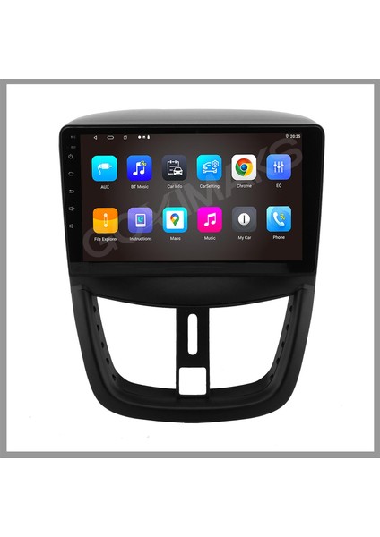 GOVİMAKS PEUGEOT 207 2006-2012 UYUMLU 8 GB RAM 128 GB HAFIZA ANDROİD MULTİMEDİA TEYP