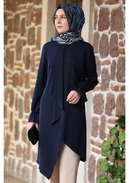 Arya Tesettür Tunik Lacivert