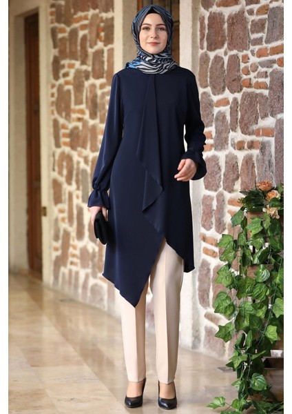 Arya Tesettür Tunik Lacivert