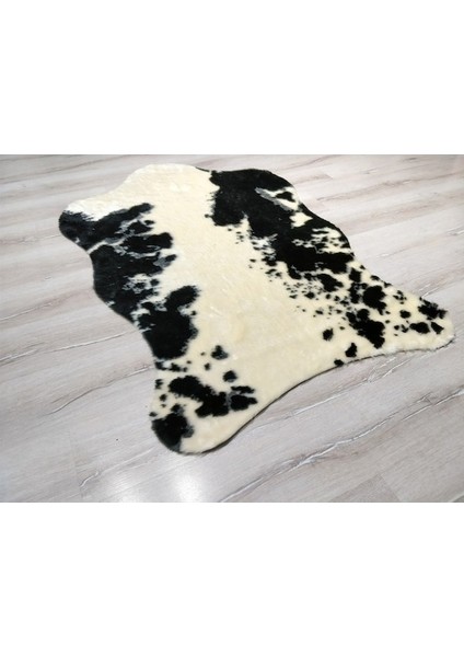 Yamalıhome Siyah Dana Post Halı 100 x 150 cm