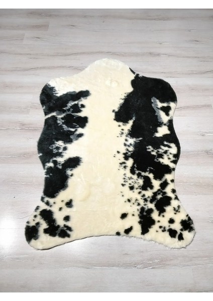 Yamalıhome Siyah Dana Post Halı 100 x 150 cm