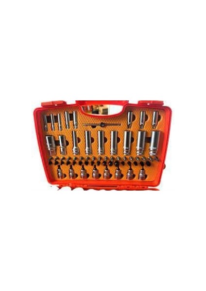 RC1011 Lokma Takımı Seti 1/2" 1/4" 6 Köşe 110 Parça Cr-V