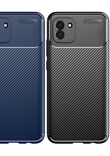Atlas Galaxy A03 Kılıf Negro Silikon Kapak-Lacivert