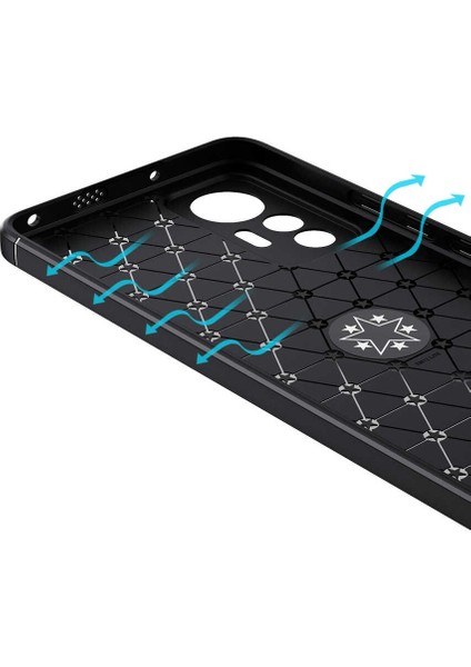 Xiaomi Xiaomi 12 Lite Kılıf Zore Ravel Silikon Kapak-Siyah fırsatları