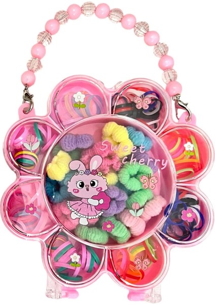 Çantalı Lastik Saç Bandı ve Toka Seti - Kız Çocuk Toka Seti fiyatları