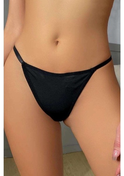 Kadın Iç Giyim Tanga Külot Perfect Fall 222 Siyah - Royaleks