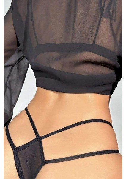 Kadın Iç Giyim Tanga Külot Perfect Fall 265 Siyah - Royaleks fiyatları