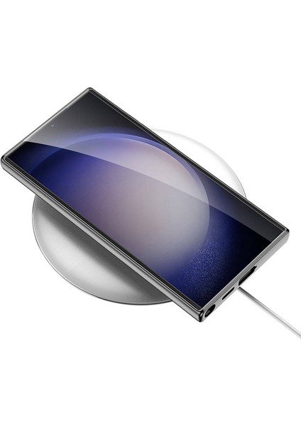 Galaxy S23 Ultra Kılıf Kamera Korumalı Karbon Tasarım Zore Yeni Seri Procase Kapak-Siyah Karbon