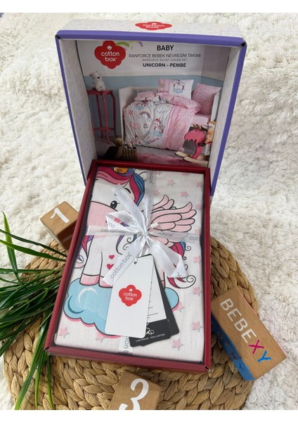 Ranforce Pembe Bebek Nevresim Takımı