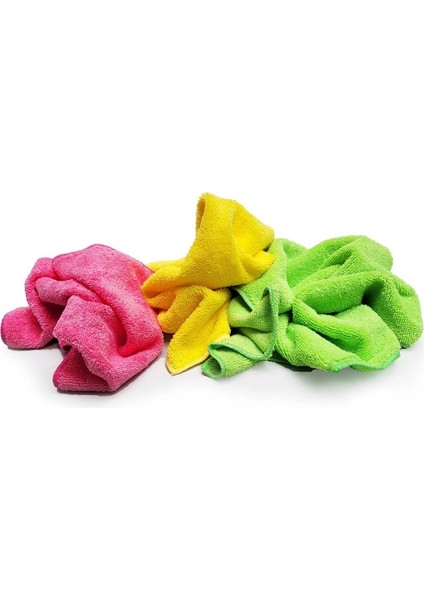 Mega Büyük Boy Üçlü Mikrofiber Bez Ev Araba Mutfak Cam Temizlik Bezi 48X58 cm modelleri