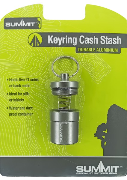 Summit Cash Stash Keyring Acil Durum Ilaç Taşıma Anahtarlığı (740023)